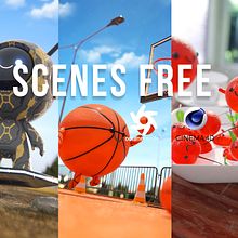 FREE SCENES OCTANE RENDER by Oscar creativo. Een project van  Ontwerp, 3D-animatie,  3D-modellering, 3D, 3D-karakterontwerp,  3D-ontwerp, Traditionele illustratie y  Reclame van Oscar Creativo - 14.07.2021