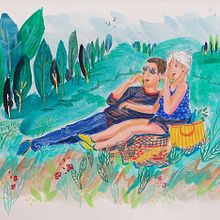 My project in Exploratory Sketchbook: Find Your Drawing Style course. Traditional illustration, Sketching, Creativit, Drawing, Watercolor Painting, Sketchbook, and Gouache Painting project by Esther Middel - 07.14.2021
