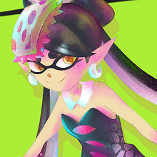 Callie - Splatoon. Design, Ilustração tradicional, Ilustração digital, Desenho, Desenho digital, e Videogames projeto de Denise Vella Montejano - 14.07.2021