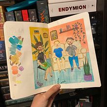 Il mio progetto del corso: Sketchbook per esplorare il tuo stile di disegno. Traditional illustration, Sketching, Creativit, Drawing, Watercolor Painting, Sketchbook, and Gouache Painting project by Laura - 07.08.2021