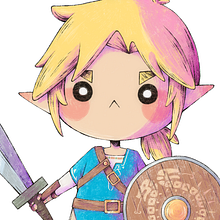 Link - TLOZ:BOTW. Un proyecto de Diseño, Ilustración tradicional, Dibujo, Ilustración digital, Dibujo digital, Concept Art, Diseño de personajes, Videojuegos, Ilustración infantil e Ilustración editorial de Denise Vella Montejano - 14.07.2021
