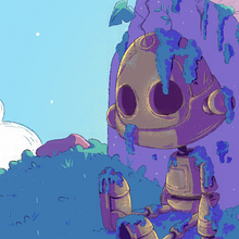 Popy - The forgotten robot . Un proyecto de Diseño, Ilustración tradicional, Dibujo, Ilustración digital, Dibujo digital, Diseño de personajes, Concept Art, Ilustración infantil e Ilustración editorial de Denise Vella Montejano - 14.07.2021