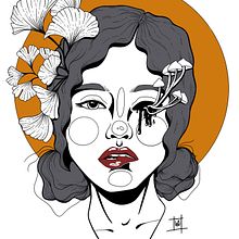 Mein Kursprojekt: Design von Autorentattoos mit Procreate . Traditional illustration, Graphic Design, Drawing, Digital Illustration, Tattoo Design, and Digital Drawing project by Ela Winter - 07.10.2021