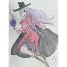 MASAMI! Projeto de Ilustração expressiva de mangá em aquarela. Traditional illustration, Drawing, Watercolor Painting, and Manga project by Emanuele Canal da Costa - 07.14.2021