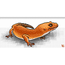 Tecniche di illustrazione in pixel art: Leopard Gecko. Projekt z dziedziny Trad, c, jna ilustracja, Ilustracja c, frowa i Pixel art użytkownika Lorenzo Guerra - 15.07.2021