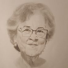retrato a lápiz. Un proyecto de Ilustración tradicional de efloresloman - 15.07.2021