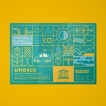 UNESCO & VOLKSWAGEN. Un projet de Illustration traditionnelle, Design  , et Direction artistique de Del Hambre - 15.07.2021