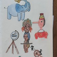 Mi Proyecto del curso: Técnicas de ilustración para desbloquear tu creatividad. Un proyecto de Diseño, Ilustración tradicional, Bellas Artes, Pintura, Creatividad, Creatividad con niños y Sketchbook de Helena Requesens - 15.07.2021