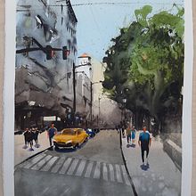 My project in Urban Landscapes in Watercolor course Ein Projekt aus dem Bereich Traditionelle Illustration von Regina Raycheva - 15.07.2021