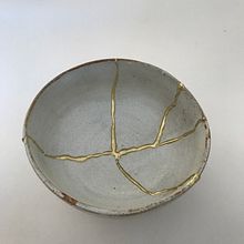 Meu projeto do curso: Introdução ao kintsugi: restaure suas cerâmicas com ouro. Arts, Crafts, Fine Arts, Ceramics, and DIY project by sissi_r - 07.15.2021