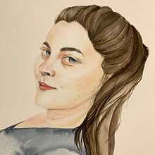 My project in Watercolor Portrait from a Photo course. Traditional illustration, Watercolor Painting, and Portrait Drawing project by Sandra De - 07.14.2021