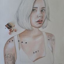 Mi Proyecto del curso: Ilustración con pastel y lápices de colores. Traditional illustration, Fine Arts, Pencil Drawing, Drawing, Portrait Drawing, Realistic Drawing, and Artistic Drawing project by Sara Palacios García - 07.15.2021