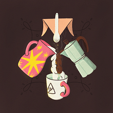 Desayuno.. Traditional illustration, Creativit, Digital Illustration, and Digital Drawing project by wanda arca - 07.13.2021