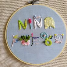 My project in Introduction to Raised Embroidery course. Embroider project by Katerina Gabdullina - 07.16.2021