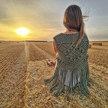 Mi Proyecto del curso: Macramé: crea prendas de ropa únicas. Un progetto di Design di accessori, Artigianato, Fiber Art e Macramè di Angélica Ballestero Ballesteros - 16.07.2021