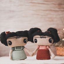 Fridas - Aprender  a Mirar. Un projet de Crochet, Art textile, Créativité, Artisanat , et Conception de personnages de Virreinata - 16.07.2021