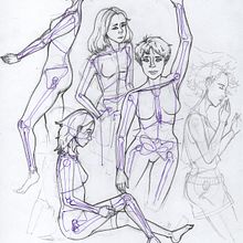Mi Proyecto del curso: Dibujo anatómico para principiantes. Fine Arts, Sketching, Pencil Drawing, Drawing, Realistic Drawing, and Figure Drawing project by Vale Juárez D. - 08.03.2021