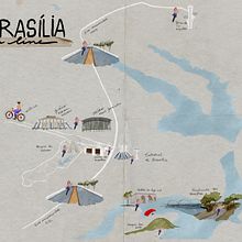 Meu projeto do curso: Criação de mapas ilustrados: transmita a essência da cidade. Ilustração tradicional, Infografia, Desenho, Ilustração digital, Desenho artístico, e Pintura digital projeto de isisslima - 17.07.2021