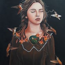 Florescencia. Un proyecto de Pintura, Pintura acrílica y Bellas Artes de Mónica Reséndez - 17.07.2021