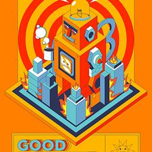 Il mio progetto del corso: Illustrazione vettoriale isometrica da zero. Graphic Design, Vector Illustration, and Digital Illustration project by Tommaso D'Este - 07.17.2021