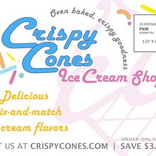 Crispy Cones Logo. Design de logotipo projeto de Sheena Biggerstaff - 17.07.2021