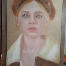 Mi Proyecto del curso: Ilustración con pastel y lápices de colores. Traditional illustration, Fine Arts, Pencil Drawing, Drawing, Portrait Drawing, Realistic Drawing, and Artistic Drawing project by Marisa Rizzolo - 07.17.2021
