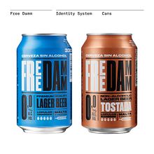 Free Damm. Identitätssystem. Verpackung Ein Projekt aus dem Bereich Design von Mario Eskenazi - 17.07.2021