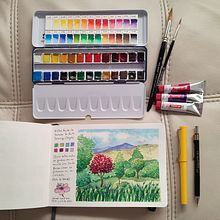 Mi Proyecto del curso: Cuaderno de viaje en acuarela. Traditional illustration, Watercolor Painting, Architectural Illustration, and Sketchbook project by Jaime Conejos - 07.18.2021