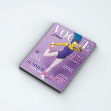 Diseño Portada Revista de Moda. Design projeto de Ana Moya - 18.07.2021