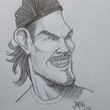 Mi Proyecto del curso: Retrato en caricatura con grafito. Traditional illustration, Drawing, and Portrait Drawing project by Jorge Lemos - 07.16.2021