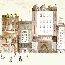 Los Aeropuertos. Un proyecto de Ilustración tradicional, Ilustración infantil e Ilustración arquitectónica de Juan Camilo Mayorga - 19.07.2021