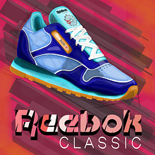 Reebok Classic 2   Ein Projekt aus dem Bereich Design, Traditionelle Illustration, Werbung, Marketing, Comic, Infografik, Plakatdesign, Digitale Illustration, Digitales Marketing, Artistische Zeichnung, Digitales Design, Digitale Zeichnung, Sketchbook und Editorial Illustration von Edson Horacio Camarillo - 19.07.2021