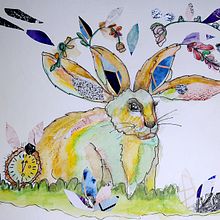 BOZZA Alice nel paese delle meraviglie. Un projet de Illustration traditionnelle de ALESSANDRA VISSER - 19.07.2021
