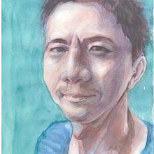 My project in Artistic Portrait with Watercolors course. Artes plásticas, Pintura, Pintura em aquarela, e Desenho de retrato projeto de waiyoke - 19.07.2021