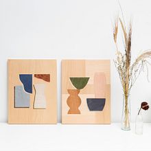 Collaboration with Seraphina Neville. Een project van Traditionele illustratie, Craft,  Ontwerp, Houtbewerking, Zeefdruk y  Beeldende kunst van Chelsea Vivash - 01.05.2021
