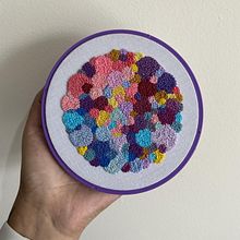 Estudio de color (nudos franceses). Embroider project by Coricrafts - 07.19.2021
