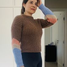 Meu projeto do curso: Crochê: crie roupas com apenas uma agulha. Un proyecto de Diseño de moda, Tejido, DIY y Crochet de laura_trevo - 19.07.2021