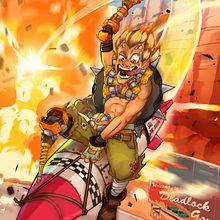Junkrat - Overwatch. Un proyecto de Ilustración tradicional de Federico Abdolcadir - 20.07.2021