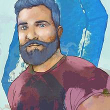 Mi Proyecto del curso: Retrato ilustrado con Procreate. Traditional illustration, Vector Illustration, Digital Illustration, and Portrait Drawing project by Juan Antonio Cortes - 07.20.2021