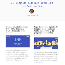 USEO - El blog de SEO que leen los profesionales. Een project van Digitale marketing y  Contentmarketing van Juan González Villa - 20.07.2021