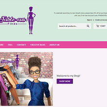 My project in Creation of an Online Shop with Shopify course. Un progetto di Web design, Web development, Marketing digitale e E-commerce di Amanda - 19.07.2021