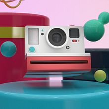 3D Polaroid Camera | Bodegón . Un proyecto de 3D de Guillermo Martínez Calero - 20.07.2021