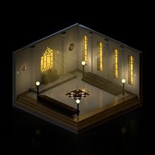 Masonic Lodge Low Poly . Un proyecto de 3D de Guillermo Martínez Calero - 20.07.2021