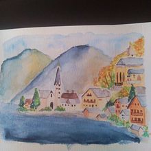 Meu projeto do curso: Caderno de viagem em aquarela. Projekt z dziedziny Trad, c, jna ilustracja, Malowanie akwarelą,  R, sunek architektoniczn i Sketchbook użytkownika Maria João Cunha - 12.07.2021