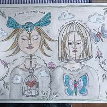Mein Kursprojekt: Künstlerische Illustration: Zeichne aus der Imagination. Een project van Traditionele illustratie, Schilderij,  Creativiteit, Tekening met potlood y  Tekening van Ana de la Palma - 20.07.2021