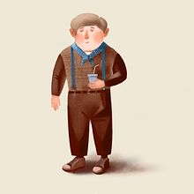 Character drawing. Traditional illustration project by Dasha Buneyeva - 07.20.2021