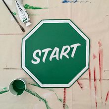 Start. Painting, Lettering, H, Lettering, T, and pograph project by Christopher Rouleau - 07.20.2021