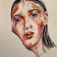 Meu projeto do curso: Caricatura em aquarela. Traditional illustration, Watercolor Painting, and Portrait Drawing project by Renato Macedo - 07.20.2021