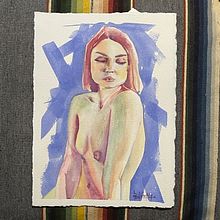 My project in The Human Figure in Watercolor course. Un projet de Illustration traditionnelle, Beaux Arts, Peinture, Aquarelle, Dessin réaliste , et Dessin anatomique de DAVID SHANKLIN - 21.07.2021