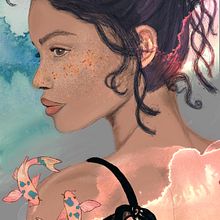 Mi Proyecto del curso: Retrato ilustrado con Procreate. Traditional illustration, Vector Illustration, Digital Illustration, and Portrait Drawing project by iris_ashanty - 07.18.2021